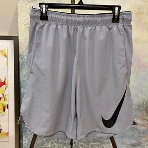 Nike gray/silver size medium athletic shorts